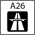 A26 Autobahn Richtung Hamburg A26 Autobahn