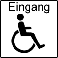 Eingang voll zugänglich Eingang voll zugänglich