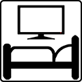 Flachbildschirm im Schlafzimmer Flachbildschirm im Schlafzimmer